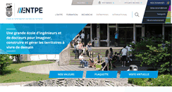 Desktop Screenshot of entpe.fr